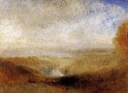 Joseph Mallord William Turner Landscape with a River and a Bay in the Background oil painting artist